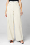 Blank NYC the Franklin In High Key Pant Style 01EH2829-HHC in High Key;Women's Wide Leg Denim Jean;Cream White Wide Leg Denim Jeans; 