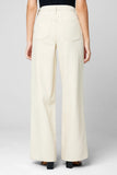 Blank NYC the Franklin In High Key Pant Style 01EH2829-HHC in High Key;Women's Wide Leg Denim Jean;Cream White Wide Leg Denim Jeans; 