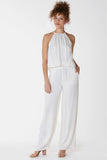 BobiBLACK Clothing High Neck Cropped Tank Style 31D-92648 in Ivory; 