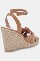 Dolce VIta Maze in Luggage;Summer Wedge Sandal;sexy wedge sandal;Dole Vita Wedge sandal;Dolce Vita Shoes