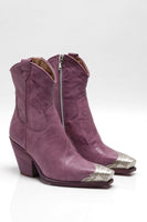 Free People Brayden Wester Boot Style OB1203394 in Flame, Bone, Camel and Orchid;Western Style Ankle Boot;Red Western Ankle Boot;Free PEople Western Ankle Boot