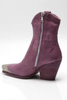 Free People Brayden Wester Boot Style OB1203394 in Flame, Bone, Camel and Orchid;Western Style Ankle Boot;Red Western Ankle Boot;Free PEople Western Ankle Boot