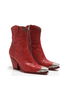 Free People Brayden Wester Boot Style OB1203394 in Flame, Bone, Camel and Orchid;Western Style Ankle Boot;Red Western Ankle Boot;Free PEople Western Ankle Boot