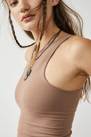 Free People Clean Lines Cami Style SCT1502 in Strawberry Roan