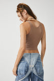Free People Clean Lines Cami Style SCT1502 in Strawberry Roan