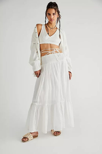 Free People Follow Rivers Convertable Style OB1463163 in Ivory;free people convertable Skirt Dress