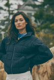 Free People Movement Pippa Packable Puffer Jacket Style OB1053648 in Black;Lightweight Women's athletic Puffer Jacket