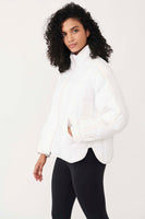 Free People Pippa Packable Puffer Jacket Style OB1053648 in Black and in White;Women's Travel Jacket;Free People Movement;Women's Active Jacket