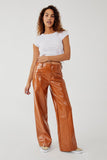 Free People STAR CROSSED LOVERS STRAIGHT Style OB1533109 Twin Flame;free people wide leg vegan Pant