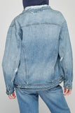 Hidden Denim Dakota Over-sized Denim Jacket Style HD116J-LD;Over-sized denim Jacket;Women's Denim Jacket