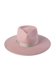 Lack of Color Dreamer Rancher Style DREAMRANCH in Dusty Purple;Women's Rancher Style Fedora Hat;Women's Western Style Hat