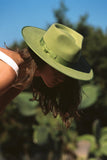 Lack of Color Hats Cactus Rancher Style Number CactusRanch;women's fedora hat;women's spring rancher style hat;heart shaped face hat