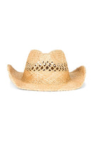 Lack of Color Hats The Desert Cowboy Style DESCOWNAT in Natural;Women's Woven Sun Hat;woven western style hat