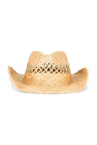 Lack of Color Hats The Desert Cowboy Style DESCOWNAT in Natural;Women's Woven Sun Hat;woven western style hat