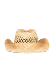 Lack of Color Hats The Desert Cowboy Style DESCOWNAT in Natural;Women's Woven Sun Hat;woven western style hat