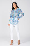 Lavender Brown Hailey Top Style BBF7727M81 in Blue Multi; 