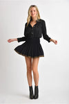 Muche et Muchette Xiu Mini Skirt Style 1452 XN in black