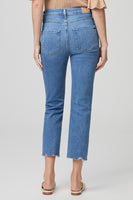 Paige Denim Cindy Crop STyle 6615E77-3652 in Darling with Siesta Hem;Paige Cropped Straight Jean; 