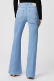 Paige Denim Genevieve 32in Style 7996F72-4003 in Sky Touch Distressed;High Rise Flare Denim Jeans;Paige Genevieve Flare; 