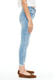 Pistola Denim Audrey Crop Mid Rise Skinny Crop Style P00016038SR Sirad in Sierra Distressed;women's mid rise skinny jeans