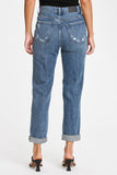 Pistola Denim Presley High Rise Relaxed Roller Eternal Distressed Style Number P6626KEE-ETD