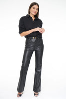 Pistola Denim Stevie High Rise Relaxed Flare Style P00016163PL SLBLK in Slate Black