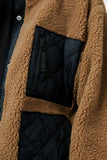 Rails Clothing Lorna Style 761-493-2201 in Camel;Women's Shrpa Jacket;Women's Fall Outerwear;Rails Sherpa Jacket