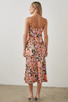 Rails Clothing Sudra Dress Style 783-130C-5321 in Pink Aster;Floral Midi DRess;Floral Spring DRess;Guest Of Dress; 