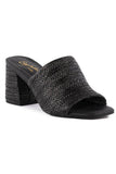 Seychelles Footwear Adapt Sandal in Black or Tan Raffia