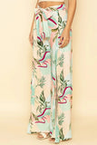 Shorebrand Clothing Bella Pant Style SW2081P in Pink Tropics; 