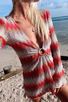Show Me Your Mumu Monte Carlo Romper Style MS3-5654 KN99 in Riviera Zigzag Crochet; 