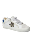 Vintage Havana Malibu Sneaker in White and Army;Women's Sneaker;Fashion Sneaker;Vintage Havana Sneaker;Golden Goose Look alike Sneaker;Women's online clothing and accessories boutique;Bfree_Boutique;BfreeBabe;MyBfreeStyle; 